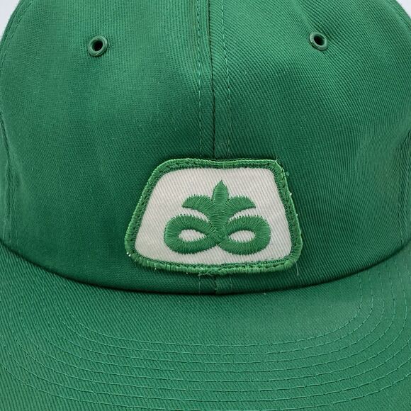 Vintage K-Brand Pioneer Seed Logo Snapback Trucker Hat Green USA Made (H23) - Picture 10 of 10